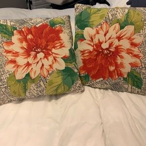 Throw pillows